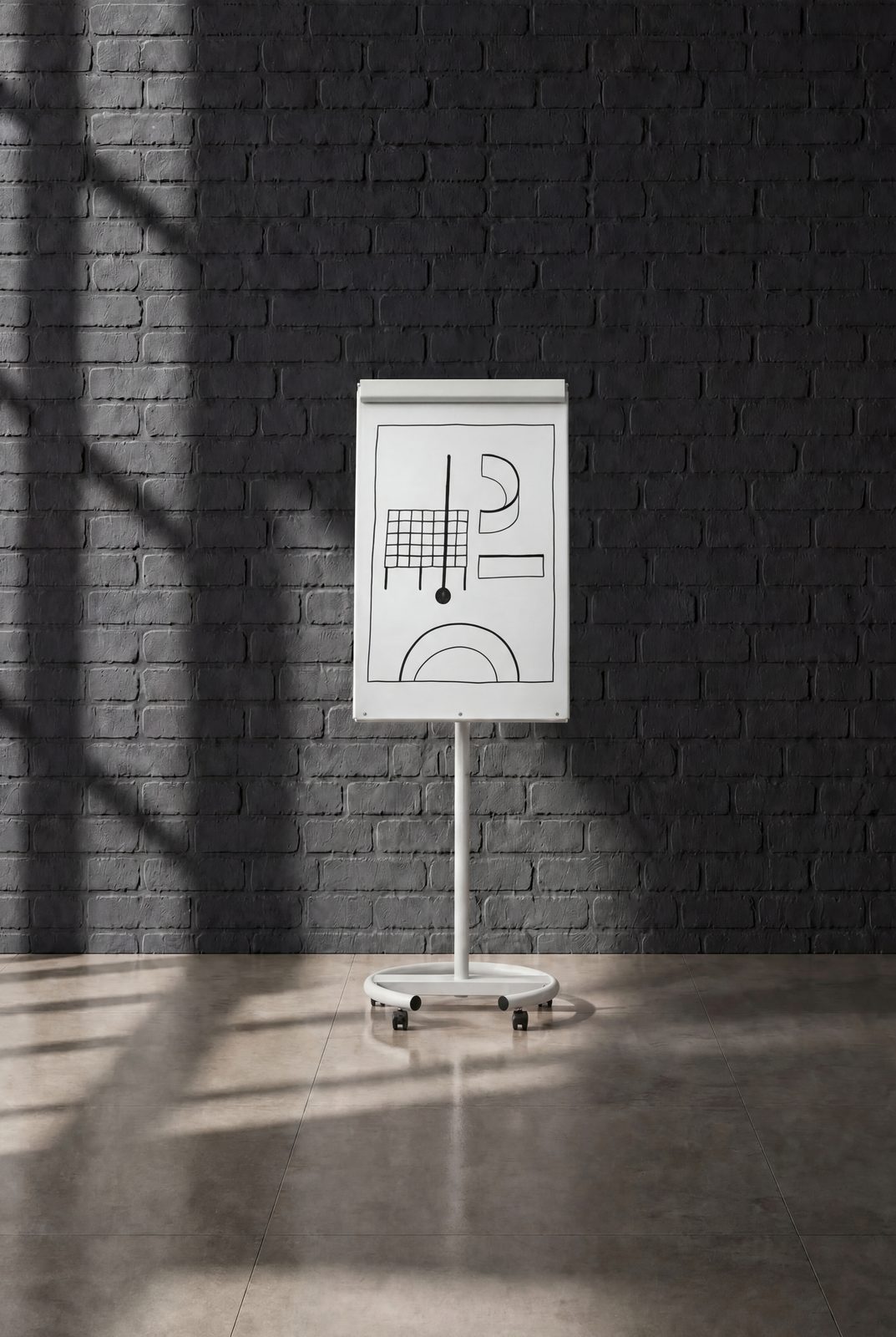 Flipchart Tripod / Castors vista 3